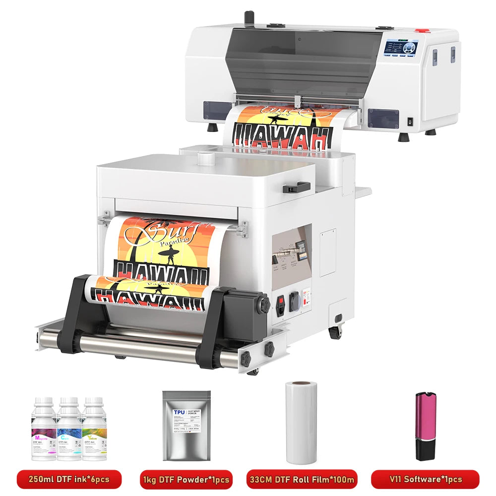 DTF Printer For Epson XP600 L805 T shirt Printing Machine Direct to Film Transfer Fabric Printer A3 DTF Printer A4 DTF Printer