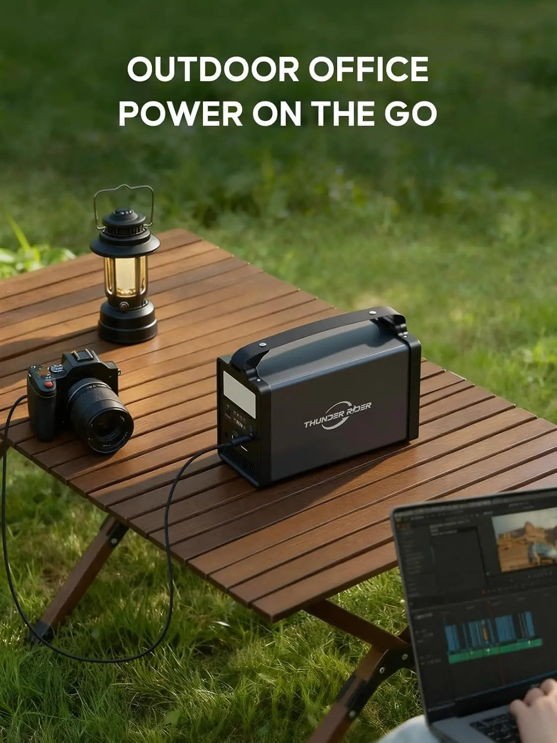 300W Portable Power Station, 299Wh Backup Battery with AC Outlet for Camping, RV, Emergency Use