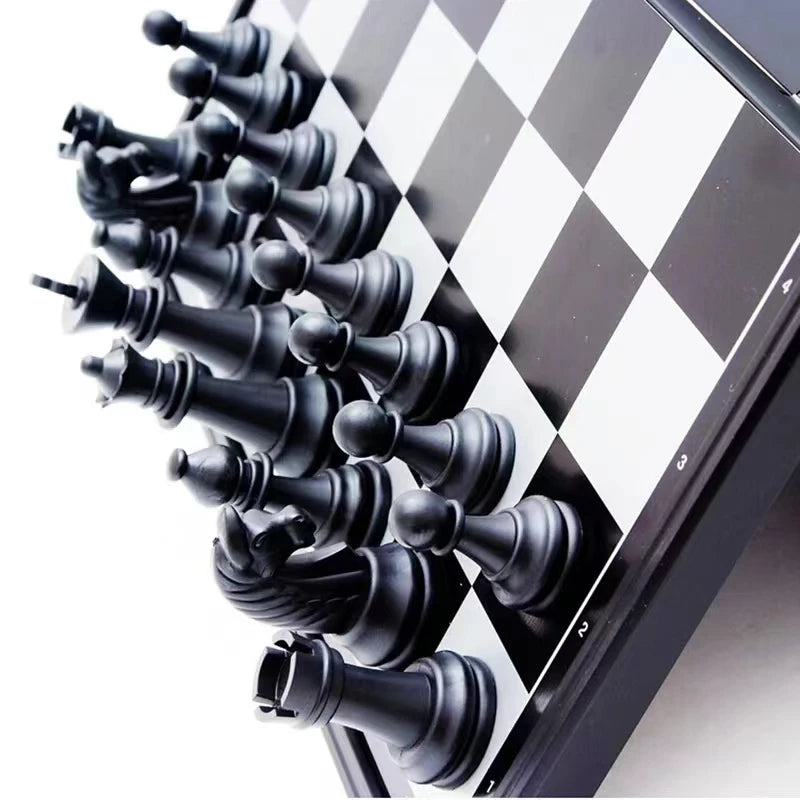 International Chess Folding Magnetic Plastic Chessboard Board Game Portable Kid Toy Portable Set 20cm