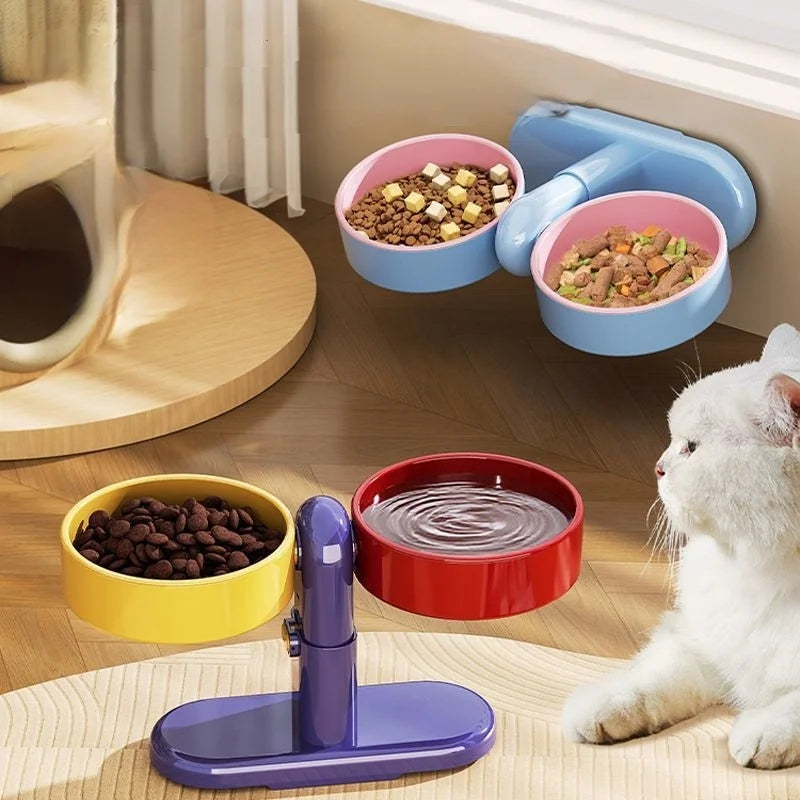 Pet Feeder Elevated Dog Bowls Height Adjustable Tableware Feeding And Water For Small Breeds Dogs Feeding Watering Supplies