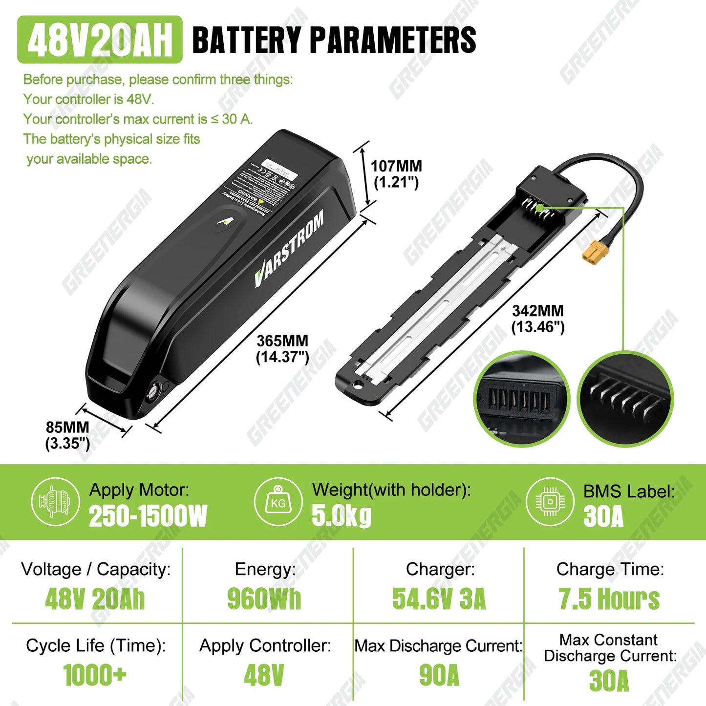 Original Ebike Battery 52V 48V 36V Hailong 18650 21700 Cell Lithium Battery Pack For BAFANG Tongsheng Motor Electric Bike Kit