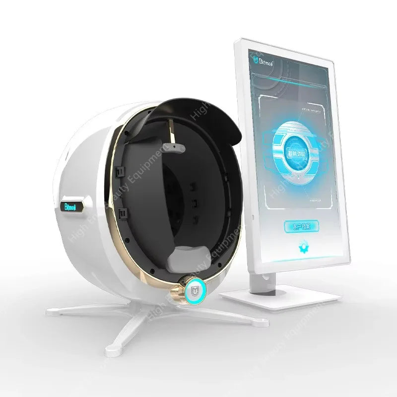 3D Skin Scanner Large ScreenFacial Care Analyzer Portable Magic Mirror Face Camera Testing Detector