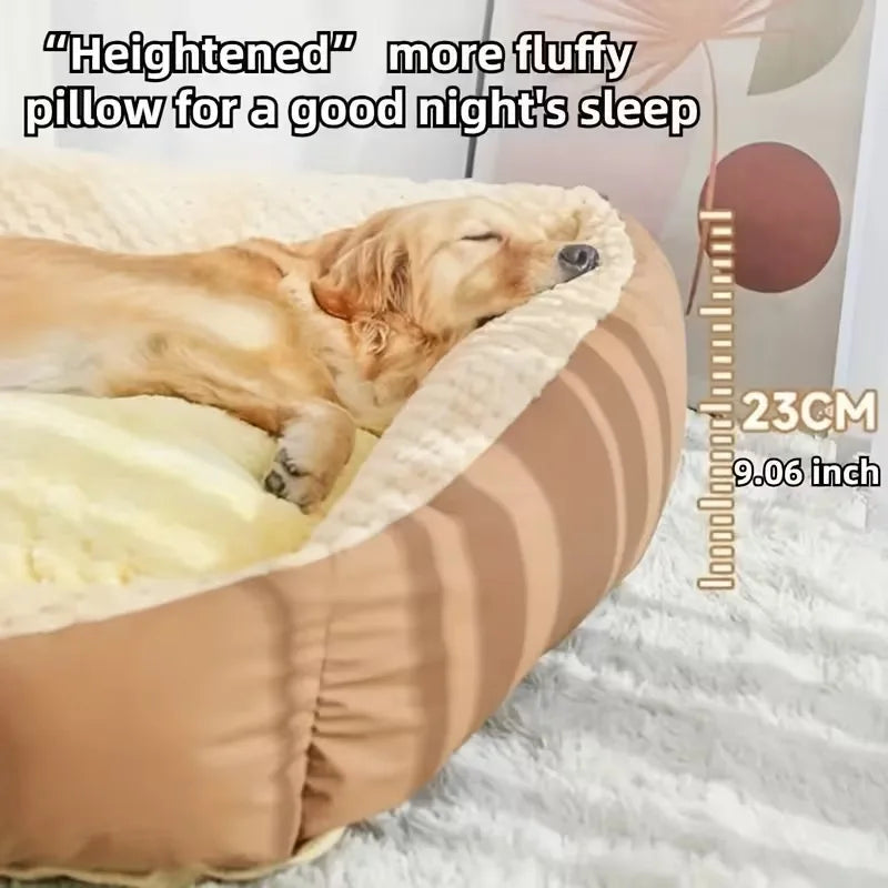 Comfortable and Soft Rectangular Pet Bed, Suitable for Various Breeds, Removable and Machine Washable, with Thick Padding, Suitable for All Seasons, Suitable for Small to Large Dogs, Dog Bed