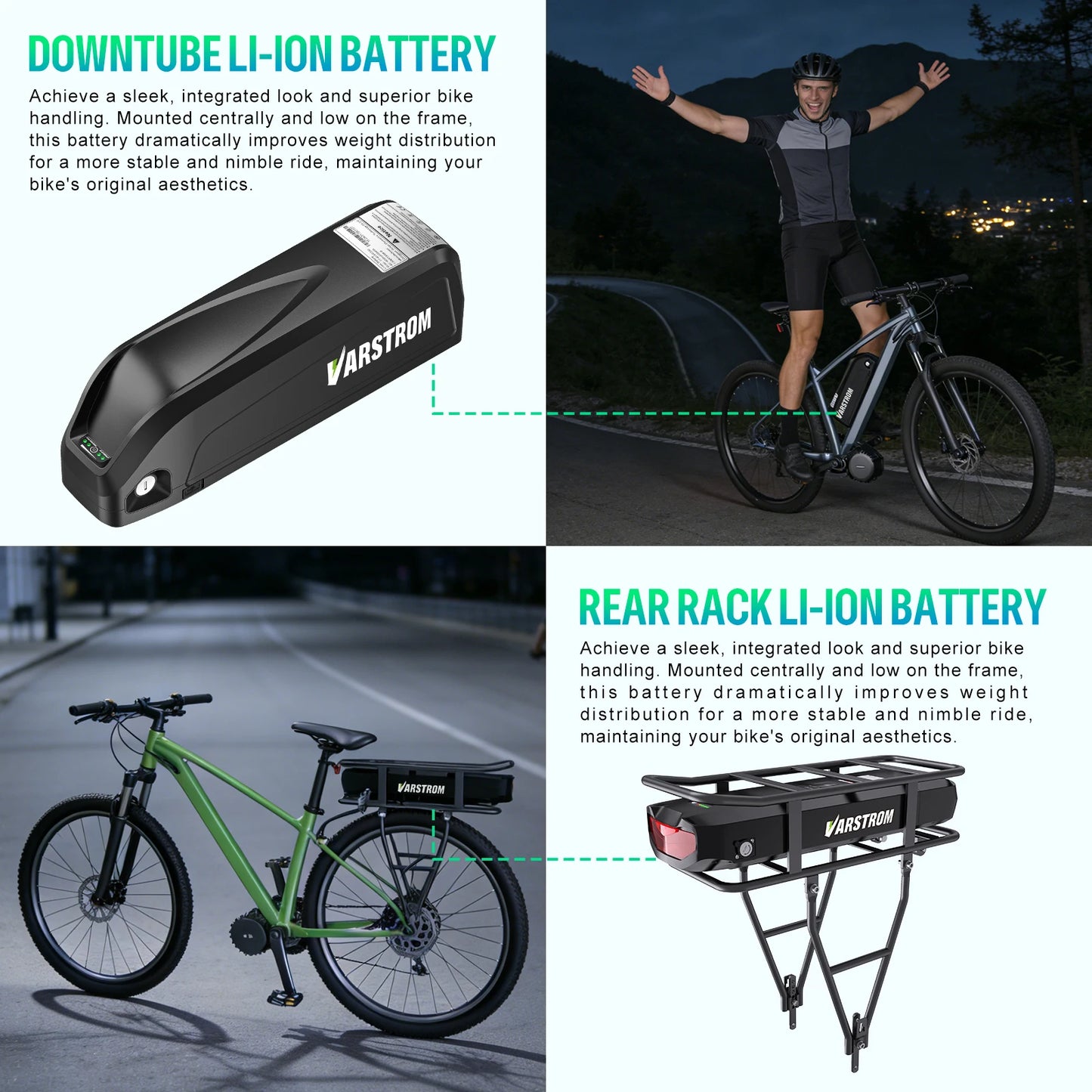 Original Electric Cycle Battery Pack 48V 36V 52V Hailong 21700 18650 Cells 13Ah 17.5 20Ah eBike Lithium Battery for bafang tsdz8
