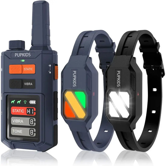 Dog Training Collars for 2 Dogs (20-140Lbs) - 4200T E Collar or Training with 119 Levels & 3 Night-Lights, IPX7 Waterproo Electr