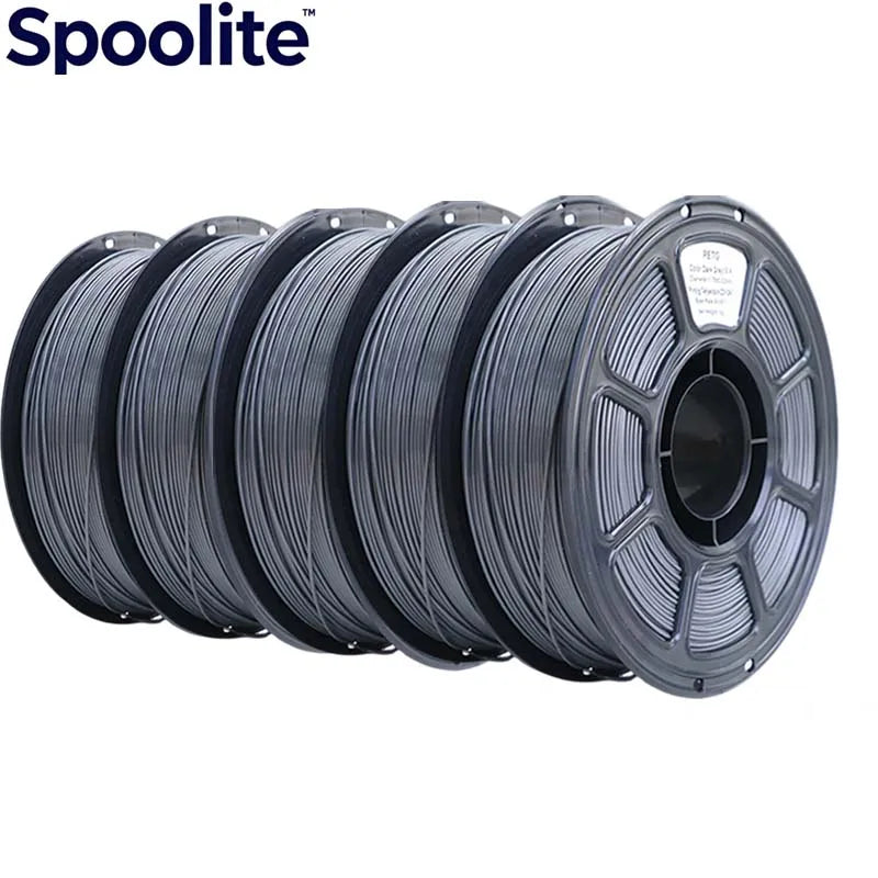 Spoolite 5KG PETG 3D Printer Filament 1.75MM Multi-color High Toughness Eco-Friendly Universal For All FDM 3D Printers Fast Ship