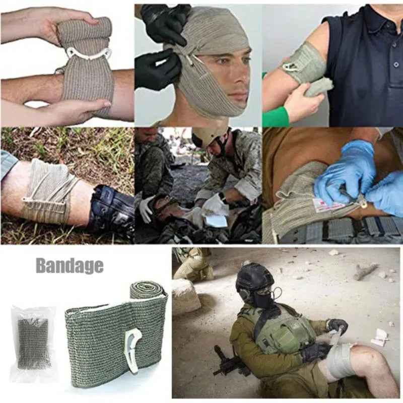 Hunting Survival First Aid Kit Molle Outdoor Gear Emergency Kits Trauma Bag Camping Hunting Disaster Adventures Survival Kit