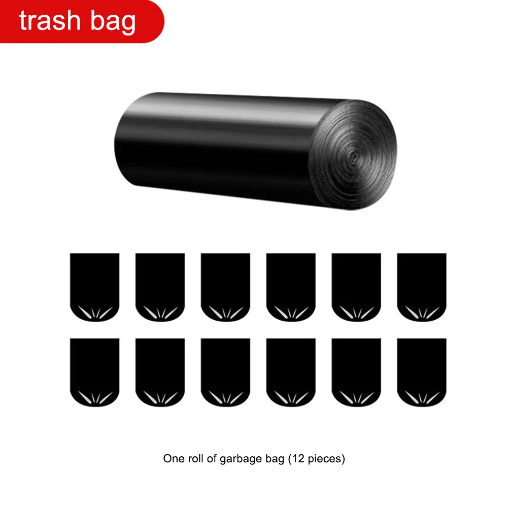 1 Roll 12pcs Camping Toilet Garbage Bag Disposable Biodegradable Garbage Bags Environmentally Friendly Camping Travel Supplies