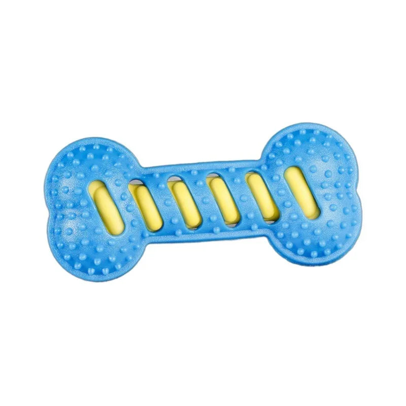 Pet Dog Chew Toy Teeth Cleaning Molar Stick Rubber Bone Toy Puppy Interactive Stick Dog Chewing Bite Toys