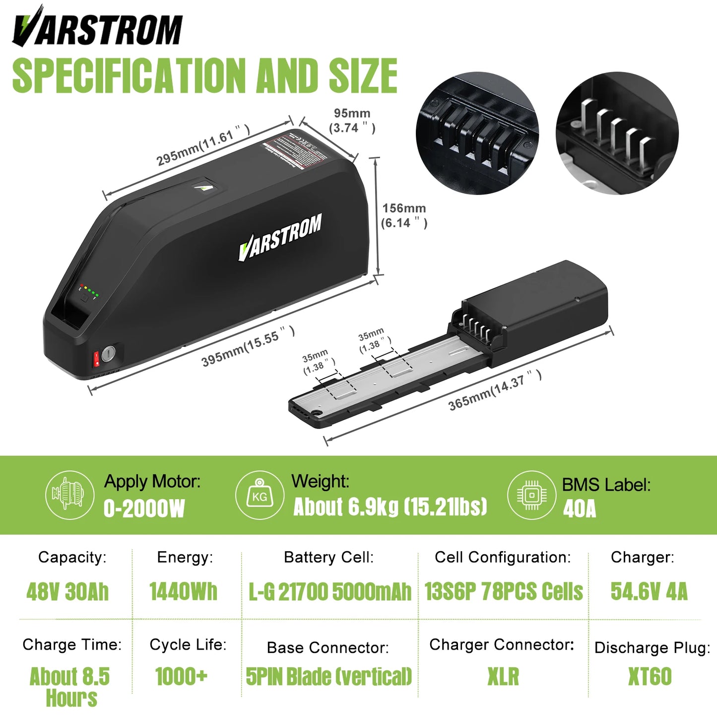 Original Electric Cycle Battery Pack 48V 36V 52V Hailong 21700 18650 Cells 13Ah 17.5 20Ah eBike Lithium Battery for bafang tsdz8