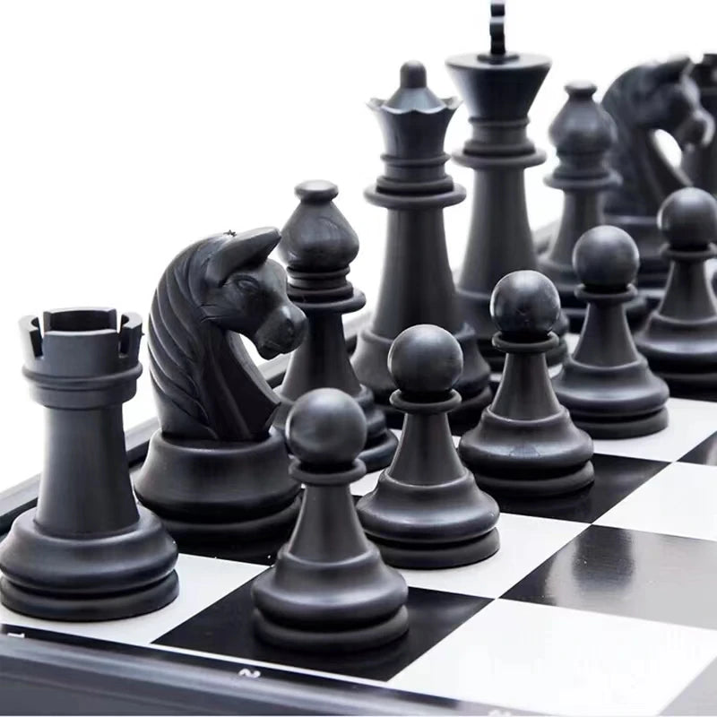 International Chess Folding Magnetic Plastic Chessboard Board Game Portable Kid Toy Portable Set 20cm