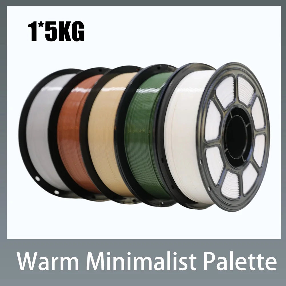 Spoolite 5KG PETG 3D Printer Filament 1.75MM Multi-color High Toughness Eco-Friendly Universal For All FDM 3D Printers Fast Ship