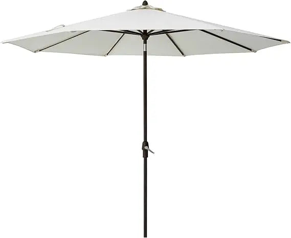 10ft Auto Tilt Patio Umbrellas with 360°swivel, Outdoor Table Umbrellas with 1500H Fade Resistant Canopy,8 Sturdy Rids