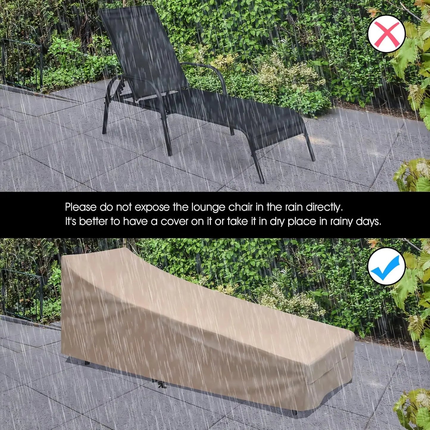 Adjustable Backrest Outdoor Lounge Chairs 2-Pack Reclining Patio Pool Steel Frame Beach Yard Balcony, Custom