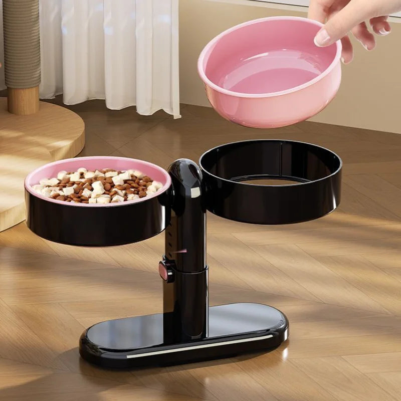 Pet Feeder Elevated Dog Bowls Height Adjustable Tableware Feeding And Water For Small Breeds Dogs Feeding Watering Supplies