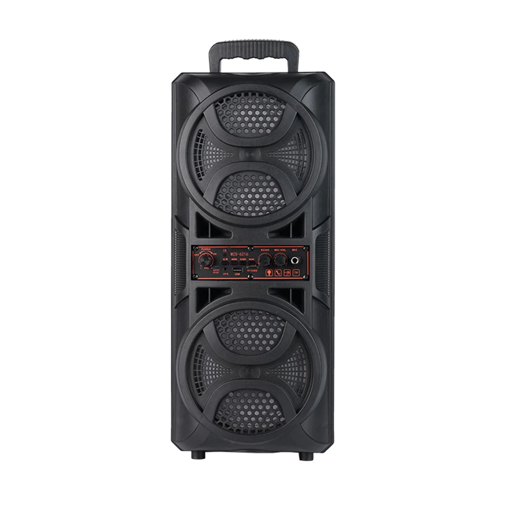 Bluetooth-Compatible Speaker Wireless Stereo Speaker Support USB/TF/AUX/FM/BT/MIC Outdoor Speaker for Home Outdoor Party Gifts