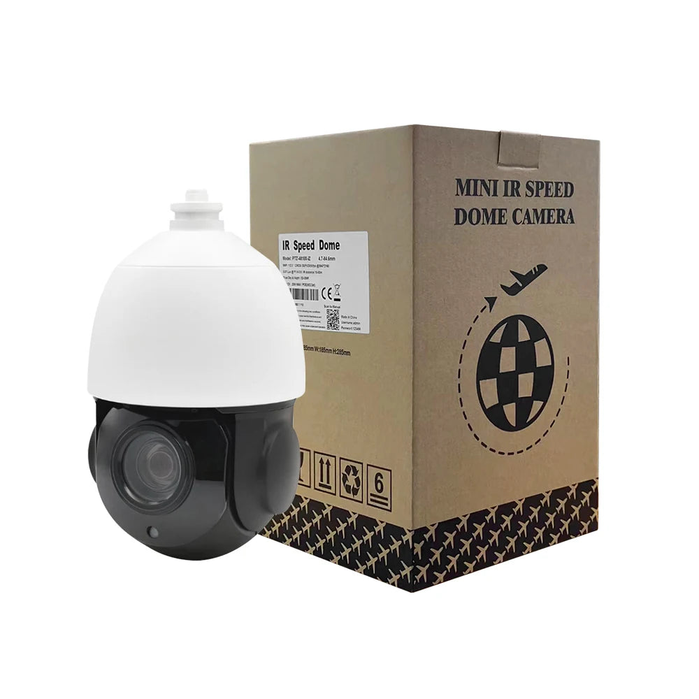 Hikvision Compatible 5MP 360° PTZ POE IP Outdoor Security Camera 18X Optical Zoom IR Night Varifocal len Speed Dome Surveillance