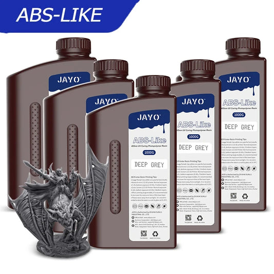 JAYO 3D resin 5KG ABS-Like/Water washable/14k Standard for 395-405nm UV liquid Curing resin for LCD/DLP 3D printer Material