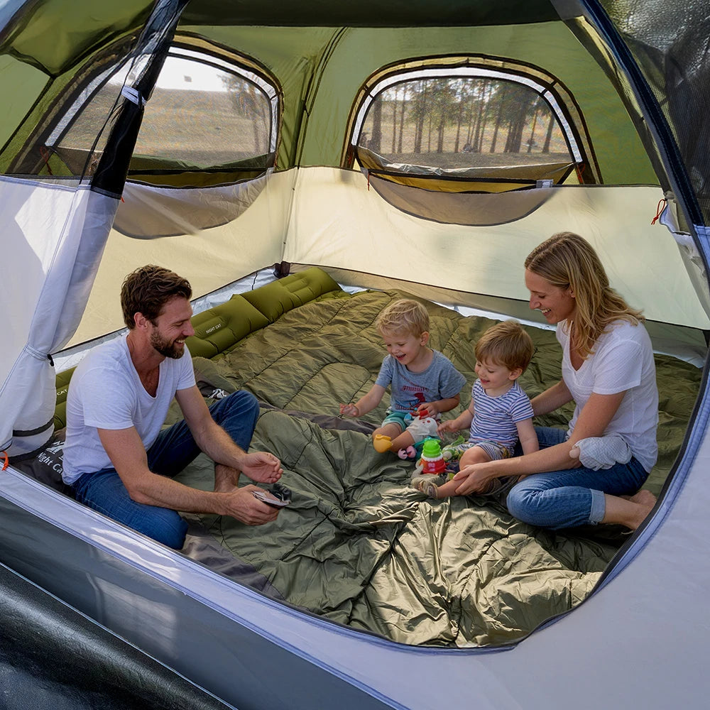 Night Cat 2-3 Person Instant Camping Tent | Hydraulic Automatic Setup Waterproof Windproof Family Tent for Car Camping