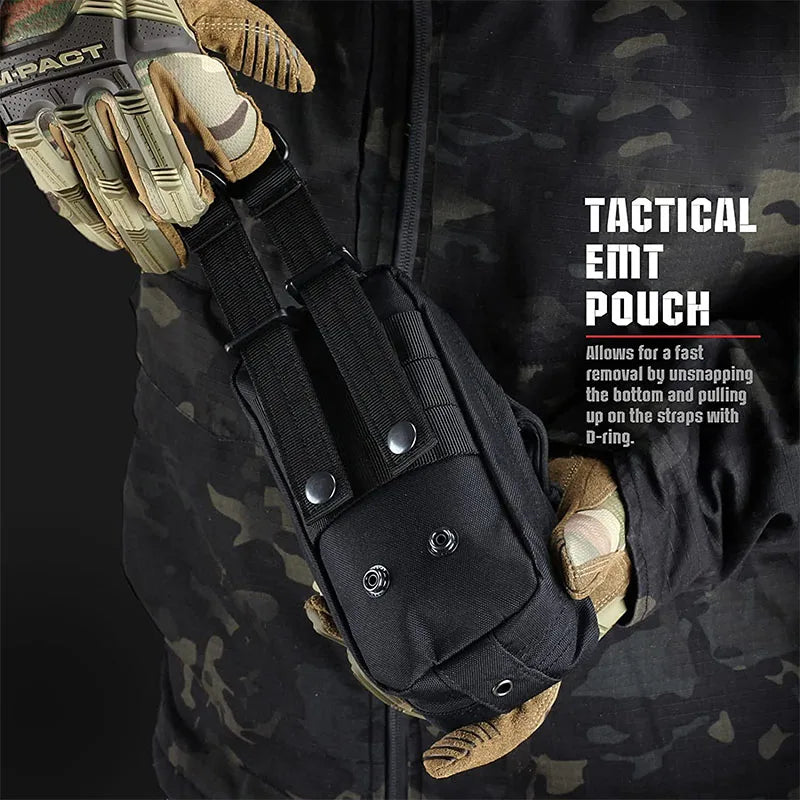 Hunting Survival First Aid Kit Molle Outdoor Gear Emergency Kits Trauma Bag Camping Hunting Disaster Adventures Survival Kit