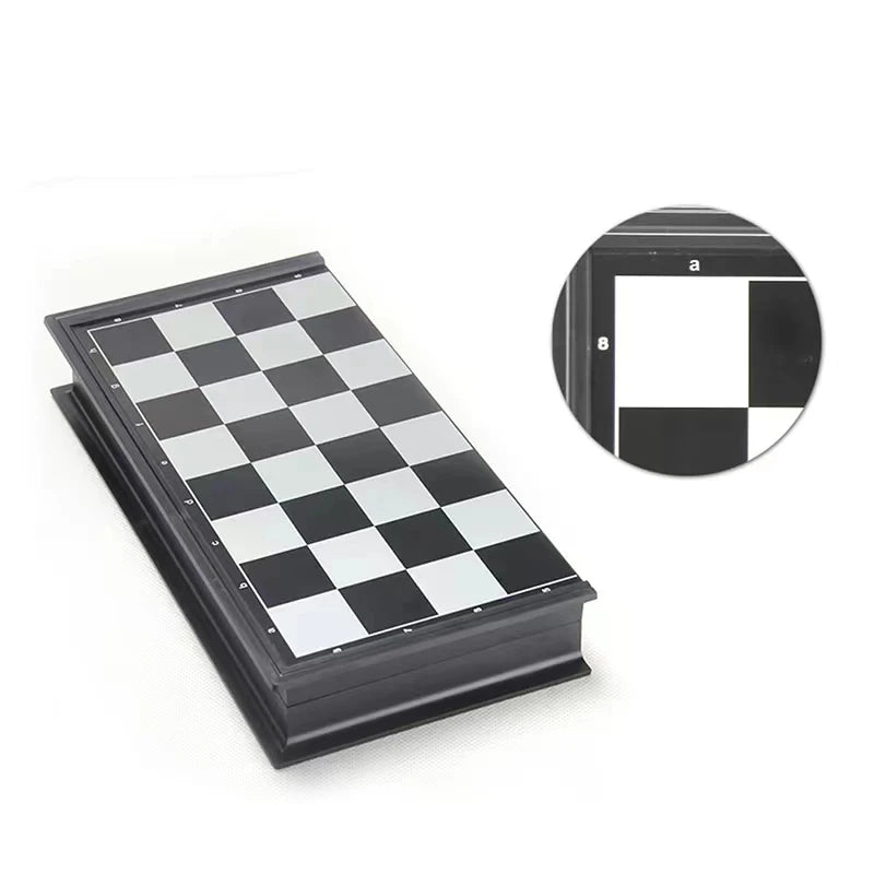 International Chess Folding Magnetic Plastic Chessboard Board Game Portable Kid Toy Portable Set 20cm