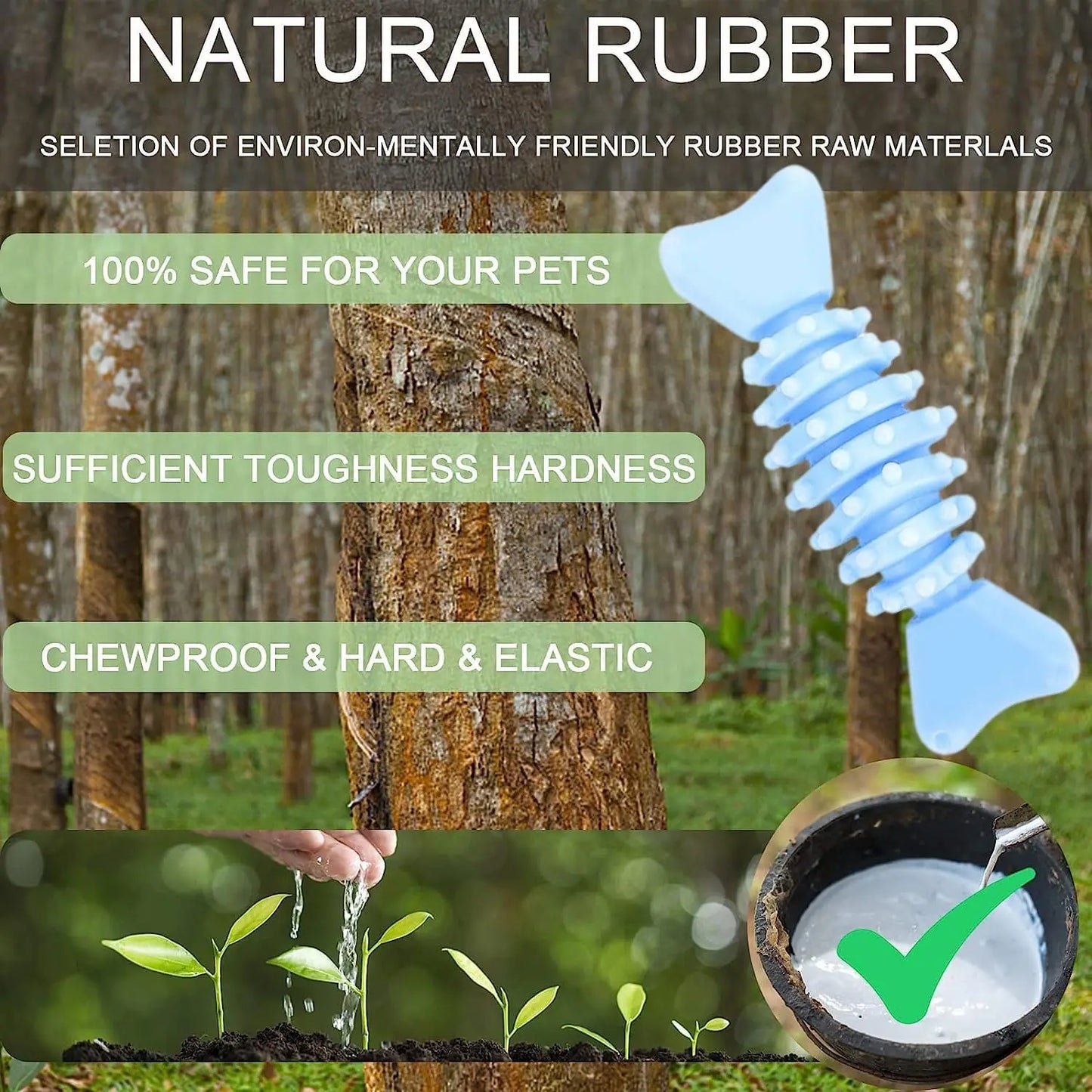 6 Pack Puppy Chew Toys, Soft Durable Interactive Teething Toys for Small Dogs in Cute Blue