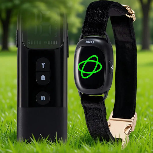 Adjustable No Shock Bark Collar for Small, Medium, Large Dogs with Remote, Automatic Bark Control, Rechargeable, Dog Training, A