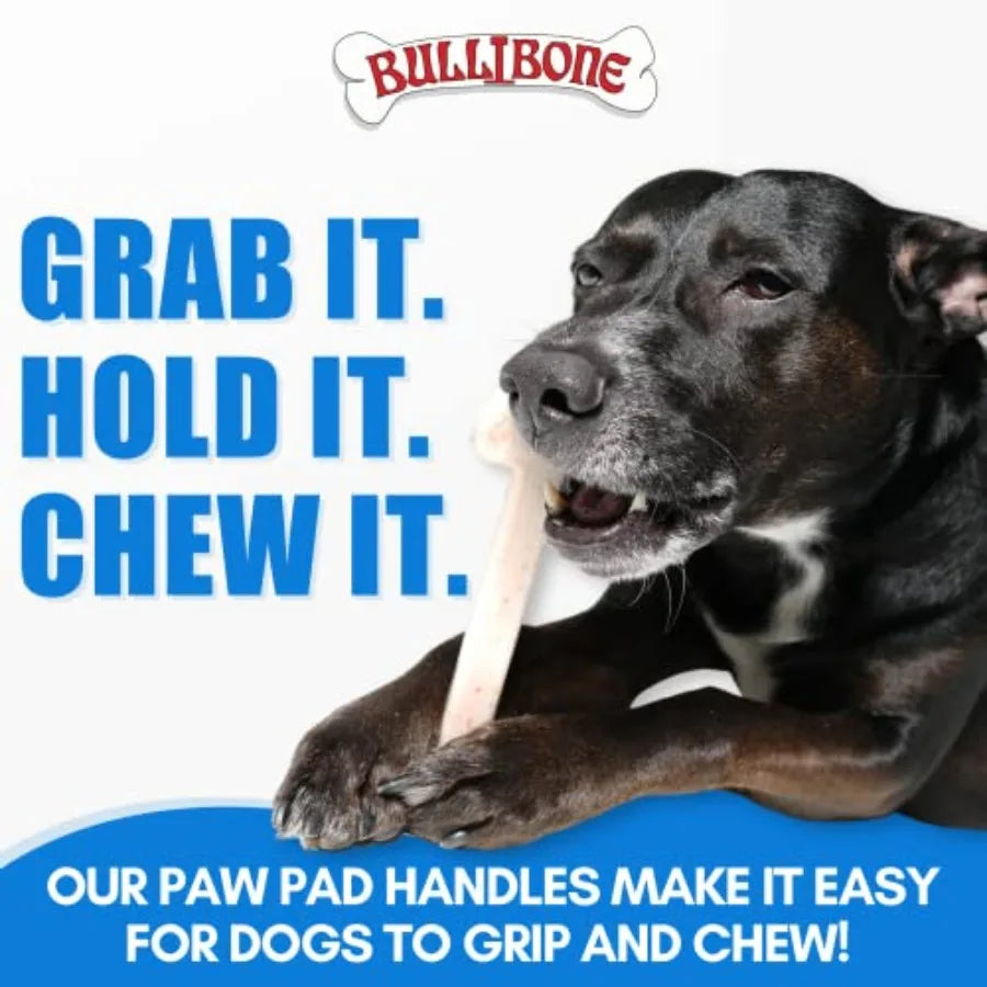 Nylon Dog Chew Toy for Aggressive Chewers - Dental Hygiene Bone with Peanut Butter Flavor Durable Tough Chew Toys for Extra Lar