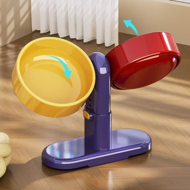 Pet Feeder Elevated Dog Bowls Height Adjustable Tableware Feeding And Water For Small Breeds Dogs Feeding Watering Supplies