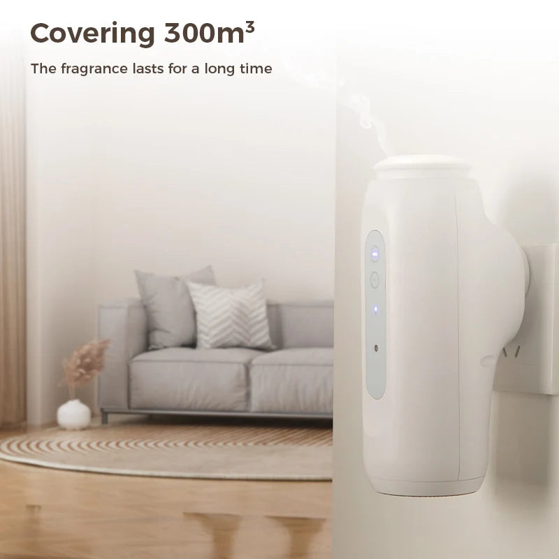 300m³ Wall Mounted Bluetooth Control Perfume Fragrance Diffuser Home Flavoring Air Freshener Air Purifier Oil Diffuser