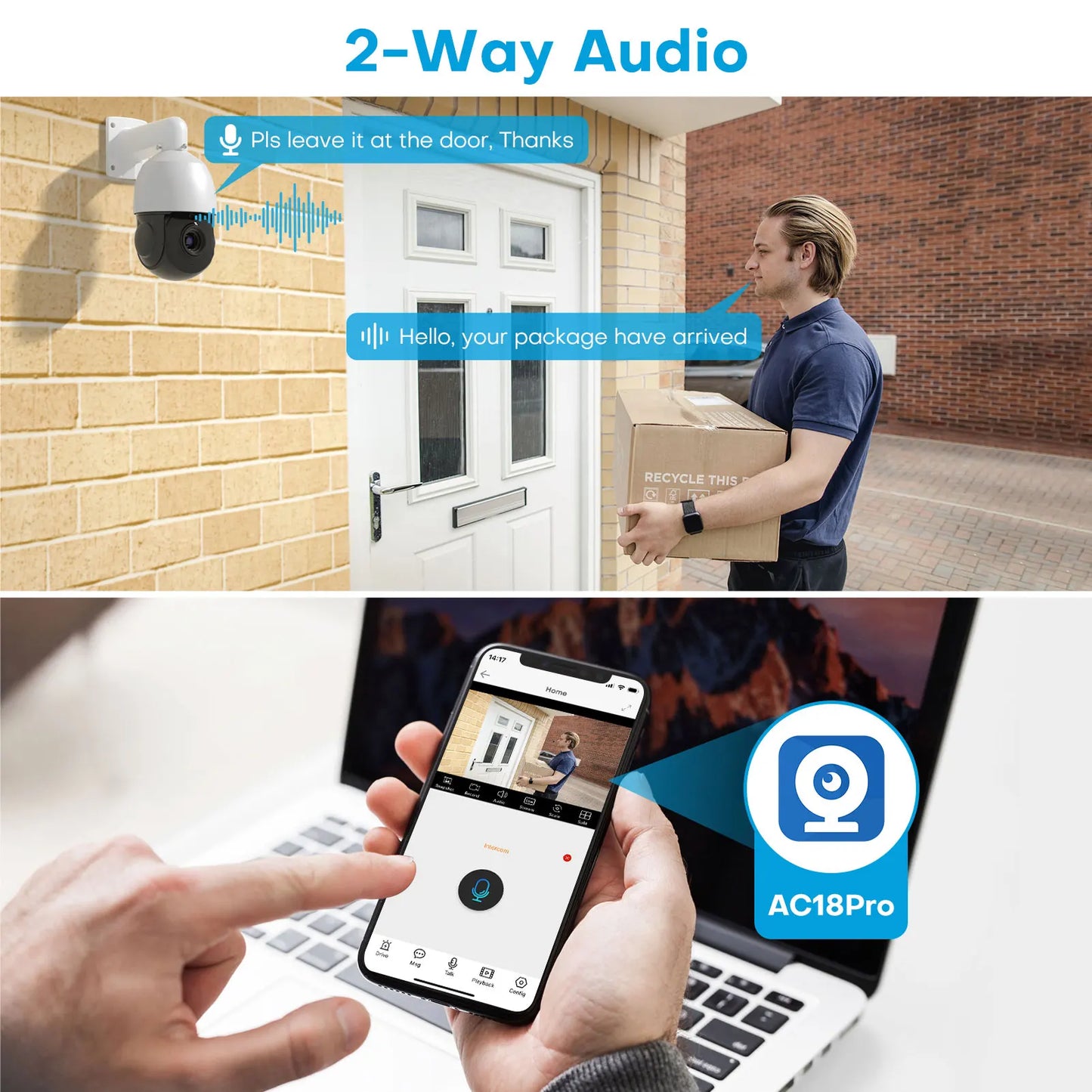 Hikvision Compatible 5MP 360° PTZ POE IP Outdoor Security Camera 18X Optical Zoom IR Night Varifocal len Speed Dome Surveillance