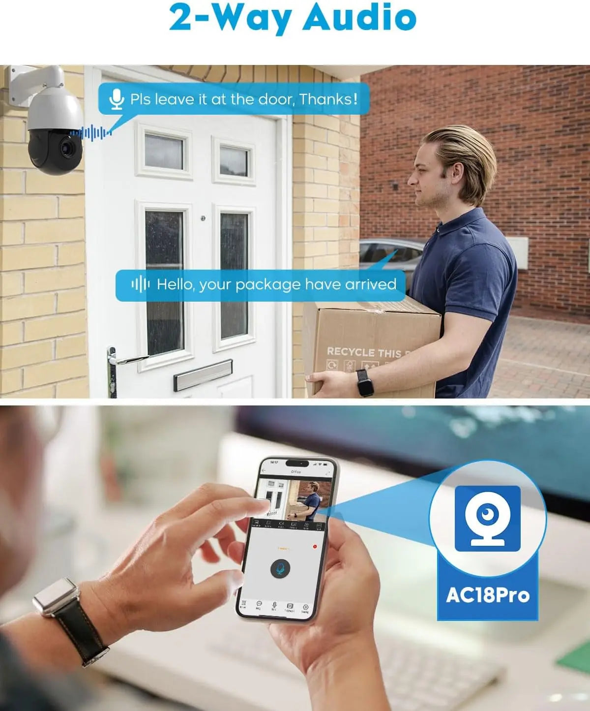 Hikvision Compatible 8MP PTZ Camera 4K 40x 25x 18x Zoom Auto-tracking