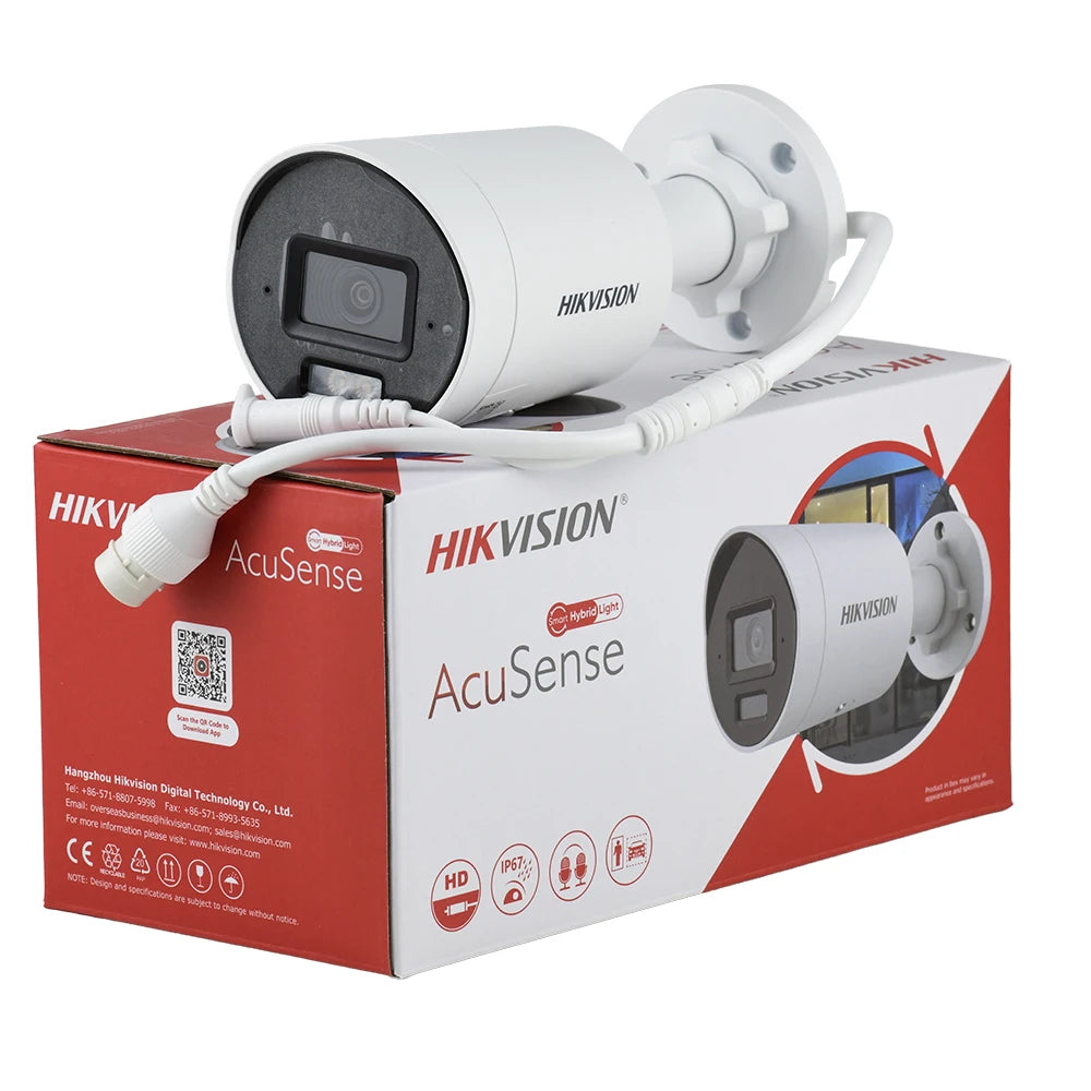 Hikvision 8MP Acusense Smart Hybrid Light Bullet Network Camera DS-2CD2083G2-LI2U