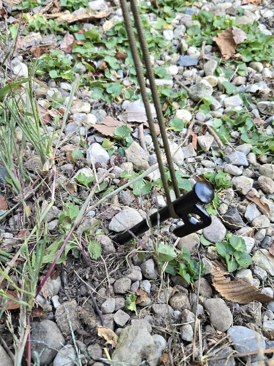 USA Warehouse 6/10Pack Tent Stakes Heavy Duty 16 Inch Steel Metal Tent Pegs Camping Stake Ground Stake Canopy  Spikes Tent Nail