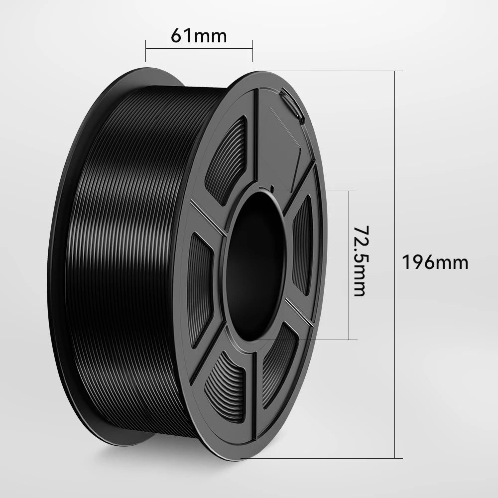 JAYO 10Rolls pla plus/petg /pla/pla+2.0/skdc Multicolor 3d Filament Printe 1.75mm FDM 100%No bubbel for 3D Printer Materials