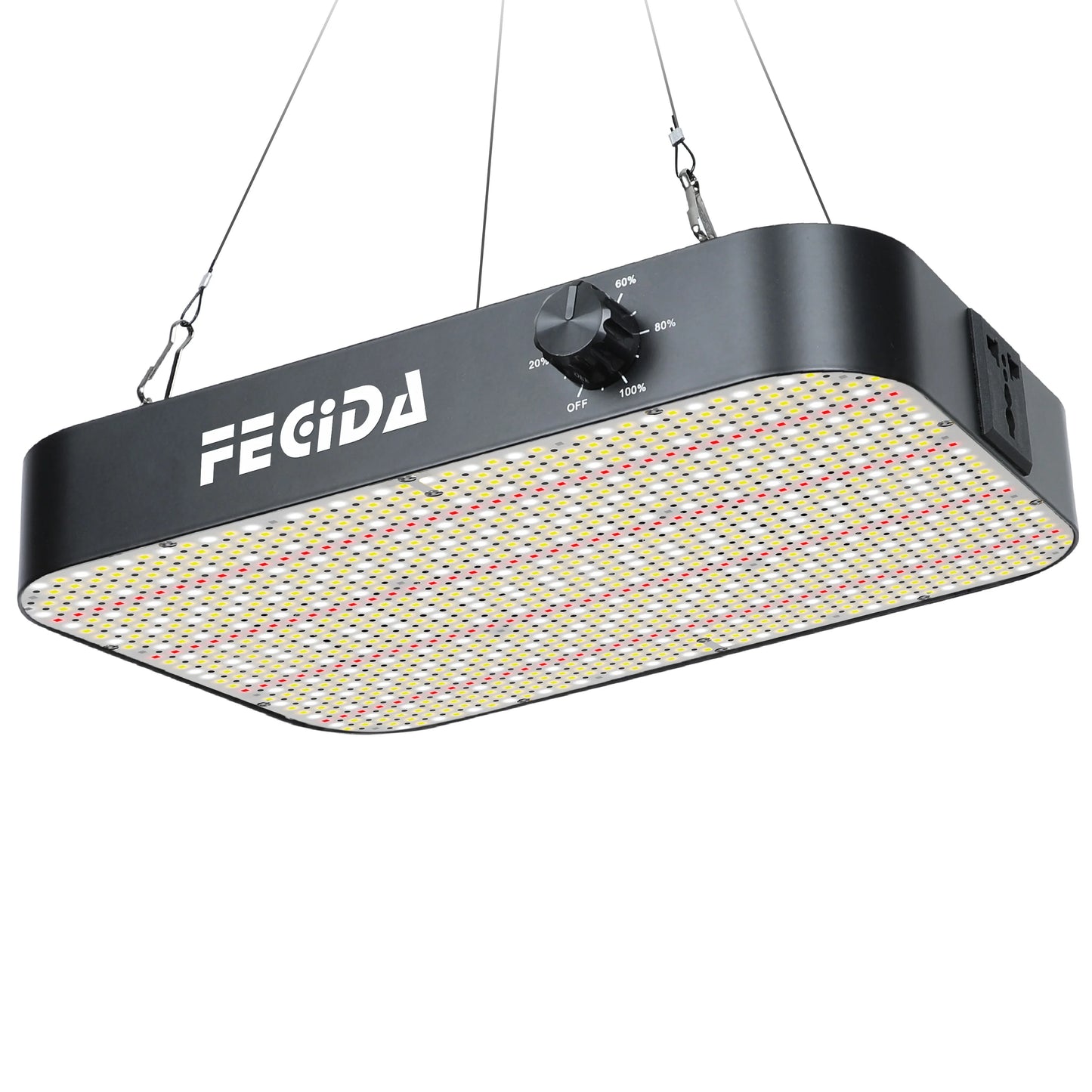 FECiDA Dimmable LED Grow Light 12000 Lumen 130 Watt, 2025 Best 2x2ft Grow Tent Light