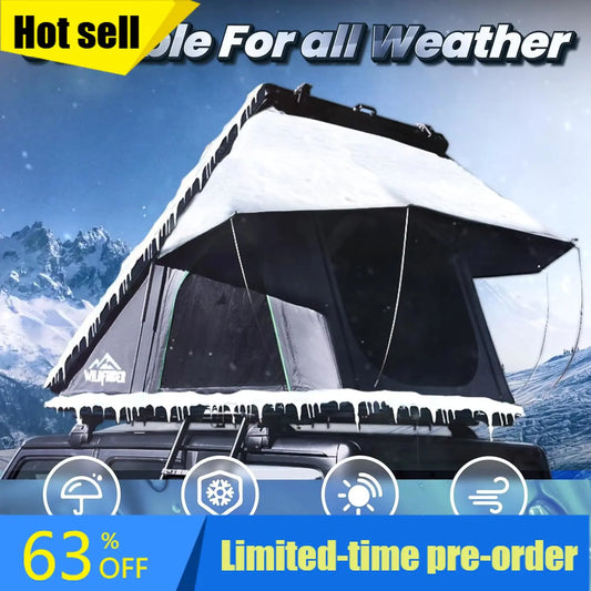 Rooftop Tent Hard Shell Roof Top Tent Hardshell Suitable for Jeep SUV Truck Van,Camping Car Roof for 2-3 Person