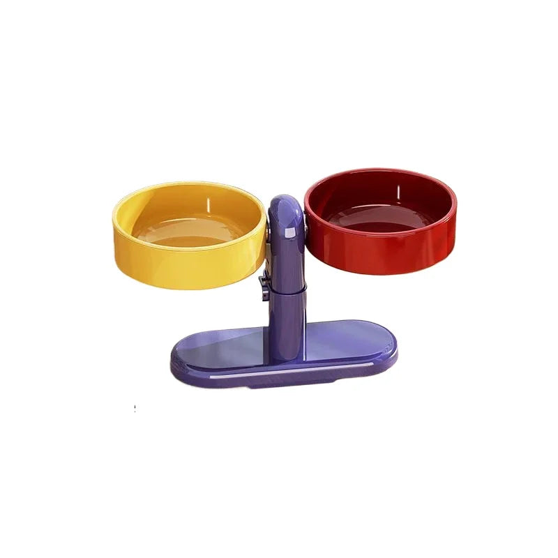 Pet Feeder Elevated Dog Bowls Height Adjustable Tableware Feeding And Water For Small Breeds Dogs Feeding Watering Supplies