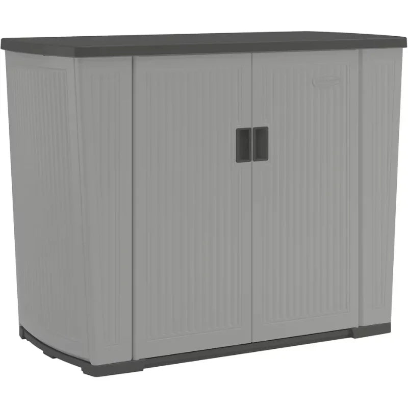 outdoor furniture NEW Outdoor Storage Shed for Patio and Garden, Backyard Oasis, 130 Gallon, Dove Gray