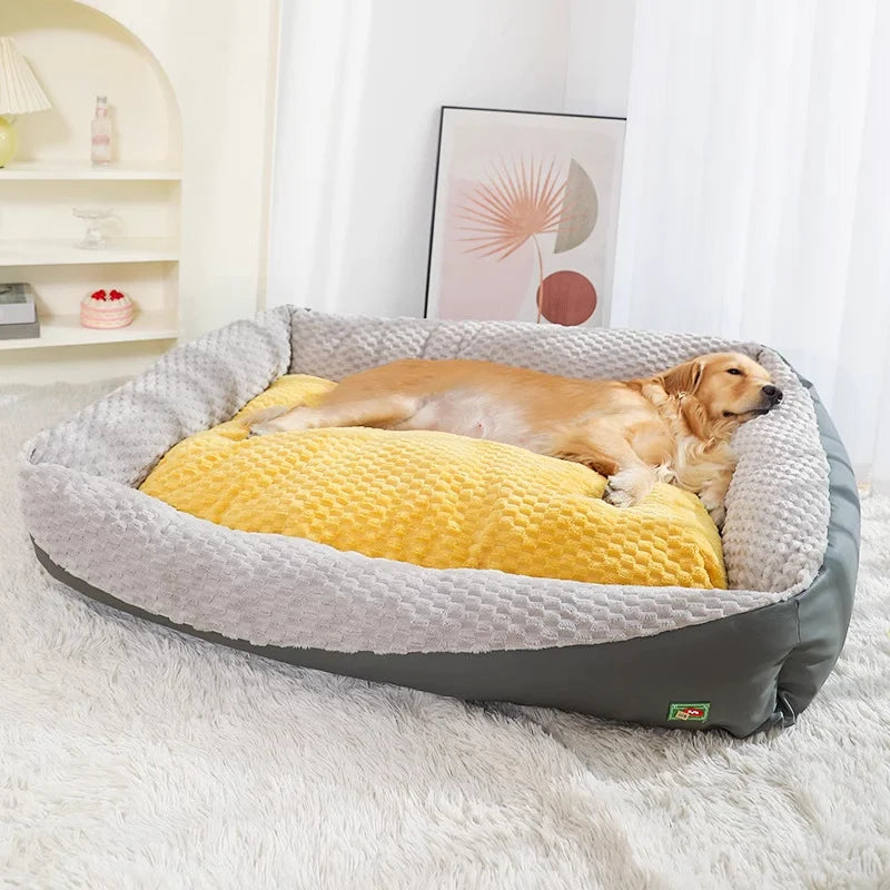 Comfortable and Soft Rectangular Pet Bed, Suitable for Various Breeds, Removable and Machine Washable, with Thick Padding, Suitable for All Seasons, Suitable for Small to Large Dogs, Dog Bed