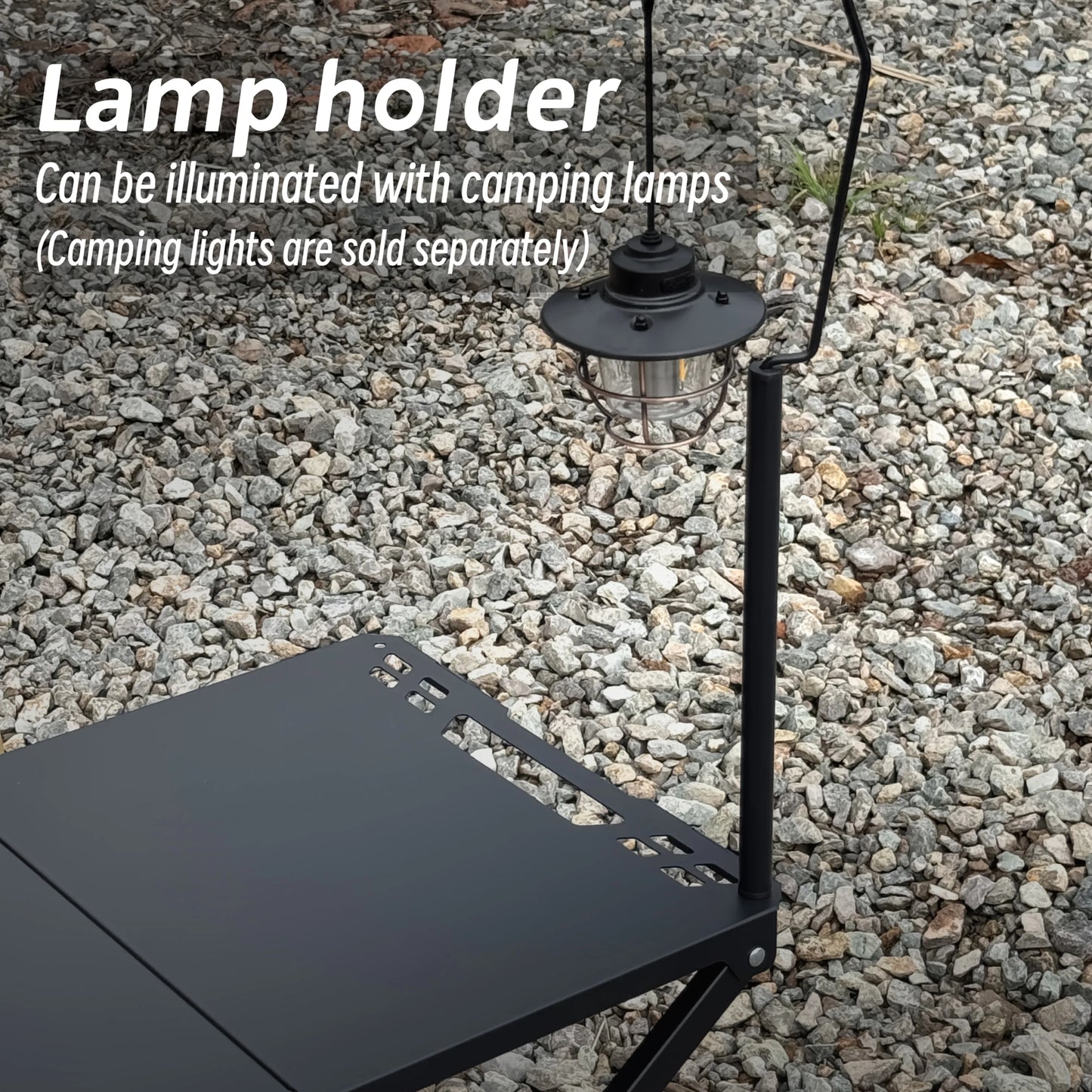 Portable Folding Camping Table - Camping Table Foldable, 300lb Weight Capacity & Compact Design for Outdoor Camping, Lightweight