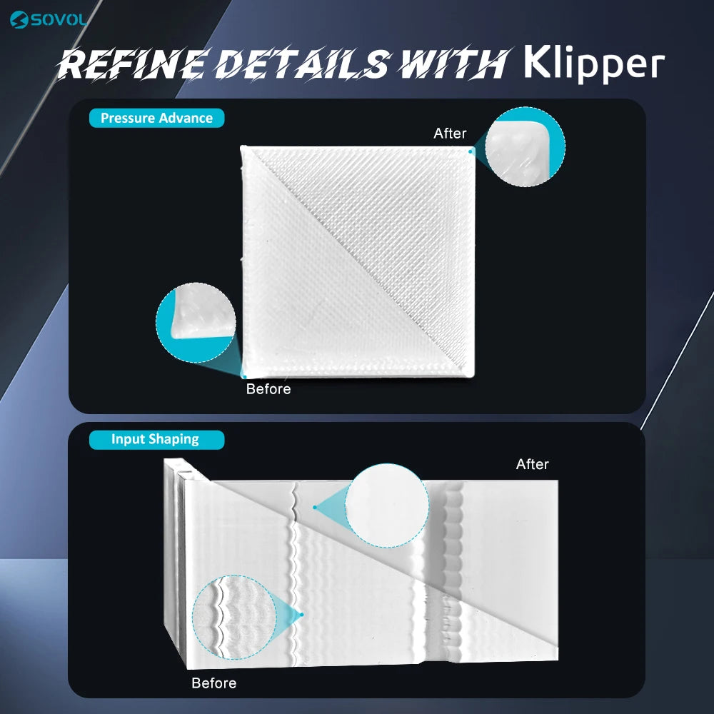 Sovol SV08 Core-XY 3D Printer Open Source, Max 700mm/s High Speed 3D Printers with 300℃ Clog-free Hotend and Camera