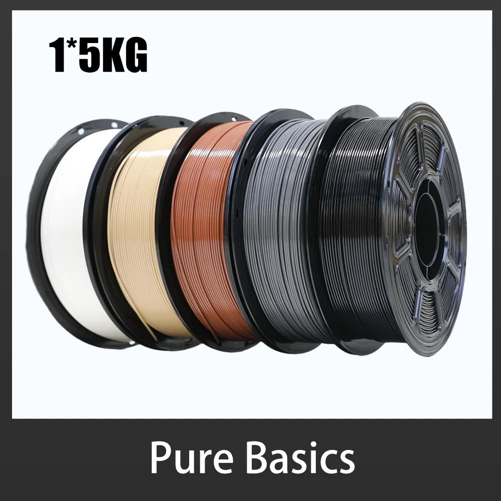 Spoolite 5KG PETG 3D Printer Filament 1.75MM Multi-color High Toughness Eco-Friendly Universal For All FDM 3D Printers Fast Ship