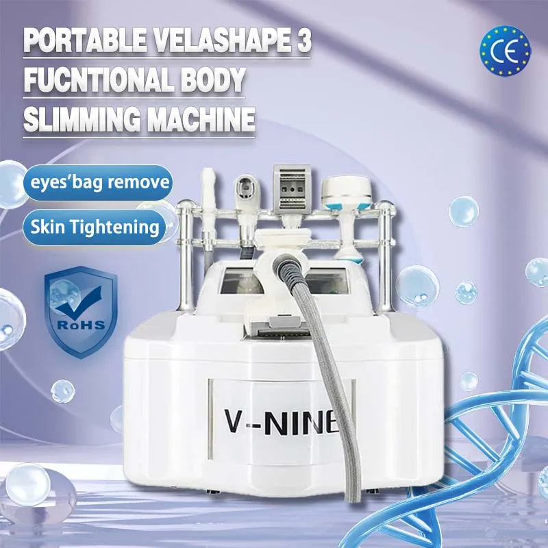 2025 NEW V9 Vela Body Weight Loss Vacuum 80K Cavitation Slimming Roller Shaping Massage Machine Frozen Fat Removal Facial Lift