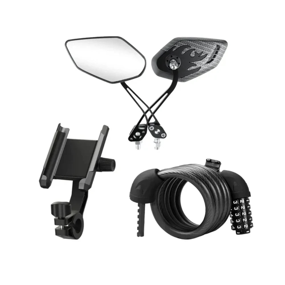 ANIIOKI Accessories Electric Bike Saddle Bag Rear Cargo Basket
