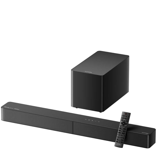 ULTIMEA 5.1ch Soundbar with Dolby Atmos Professional Home Theater System with 5.25" Wired Subwoofer APP Control