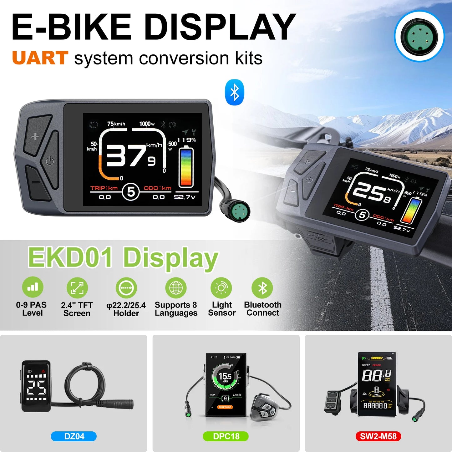 [3 Day Delivery] Varstrom 1000W 1500W 48V Wheel Hub Motor  Electric Bicycle Conversion Kit eBike Rear Front Drive Engine For MTB