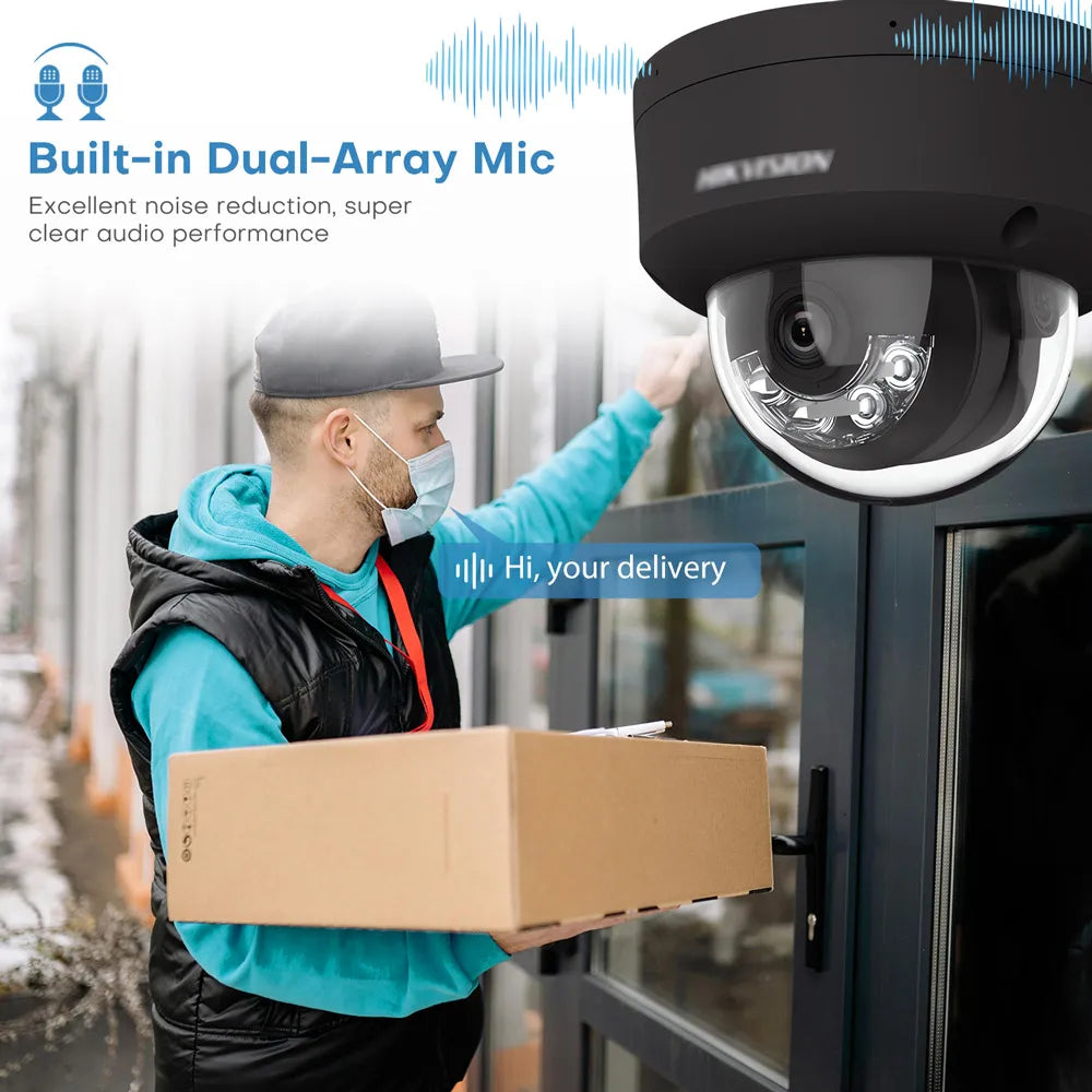 Hikvision ColorVu Dome IP Camera 4MP Acusense Smart Hybrid Light 4MP DS-2CD2143G2-LIS2U